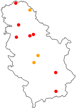 Serbia Map - Local Mensas